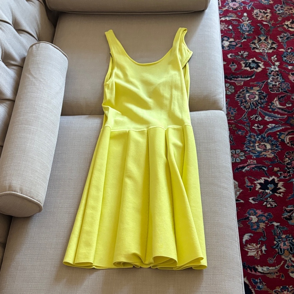 Yellow Women's Fit & Flare Dress